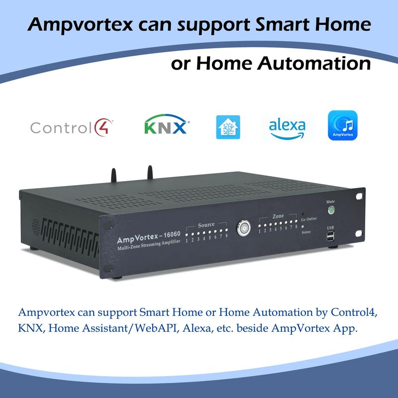 ampvortex can support smart home